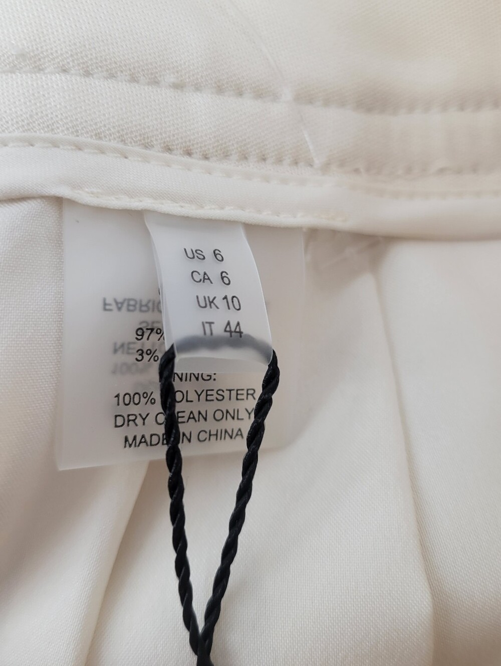 Ellie Tahari Ecro Wide Leg  Pleated Dress Pants Size 6 - Picture 6 of 7